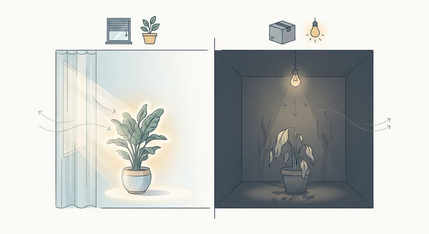 Low-Light vs. No-Light: A Critical Distinction — indoor plants for low light
